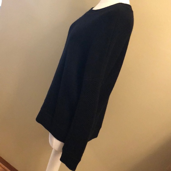 Worn 1x-ATHLETA Wool & Cashmere Sweater-Black-S-Includes FREE Athleta Tote - Picture 15 of 16